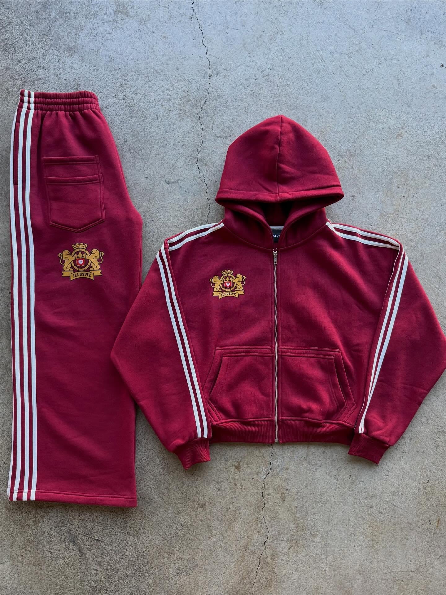 UNISEX ILLUSIVE BURGUNDY SET